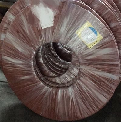 Ni Cr Cr20ni80 저항 와이어 황금 / 파란색 난방 합금 스트립 0.5-2.5mm x 5-48mm